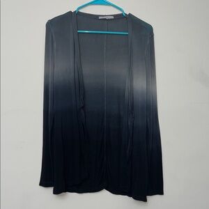 Red Haute Charcoal Ombré Knit Cardigan Medium